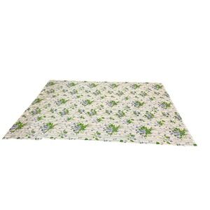 Vintage stevens utica purple floral Standard  Bedding Lot Of 2 Flat Sheet 72x104